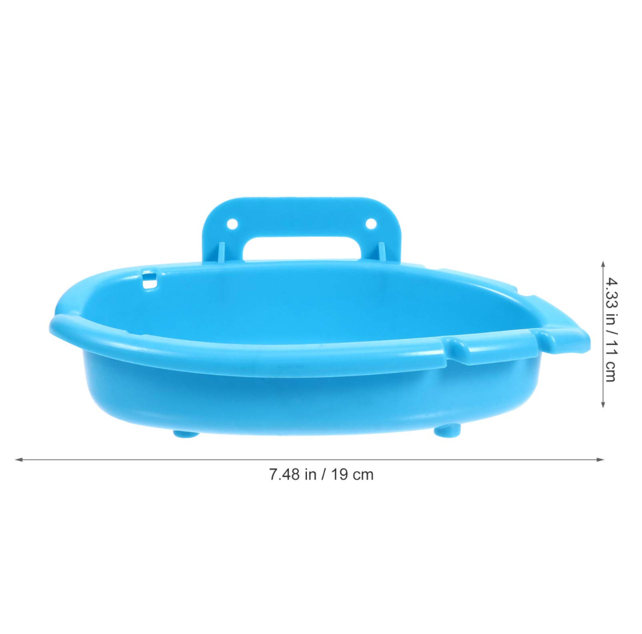 Bird Bathtub Bird Cages for Parakeets Bird Food Feeder Toy Parrot Toy Bathtub Wild Bird Feeder Bird Tray Plastic Hummingbird feeders Parrot Bath Supplies Small Bathtub Birds