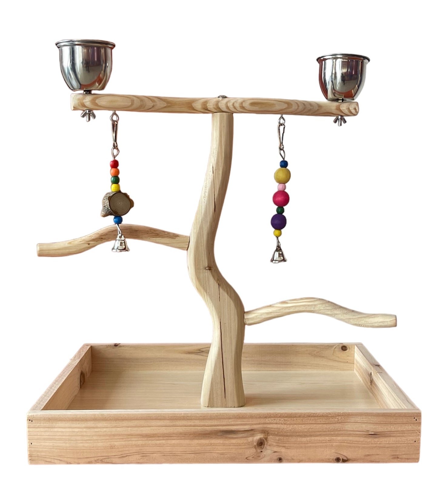 Wooden Bird Stand - Parrot Resting Perch Stand Comfort Play Perch For Indoor/Outdoor Bird Exercise Stand For Training And Watching Home Decor