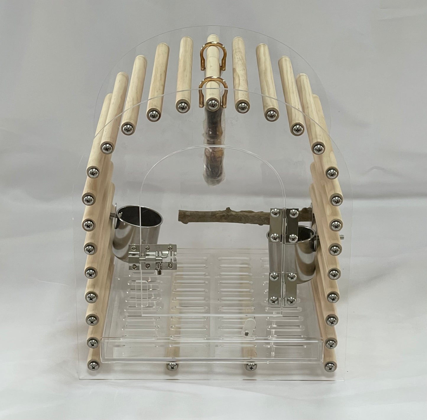 Modern Acrylic portable bird cage