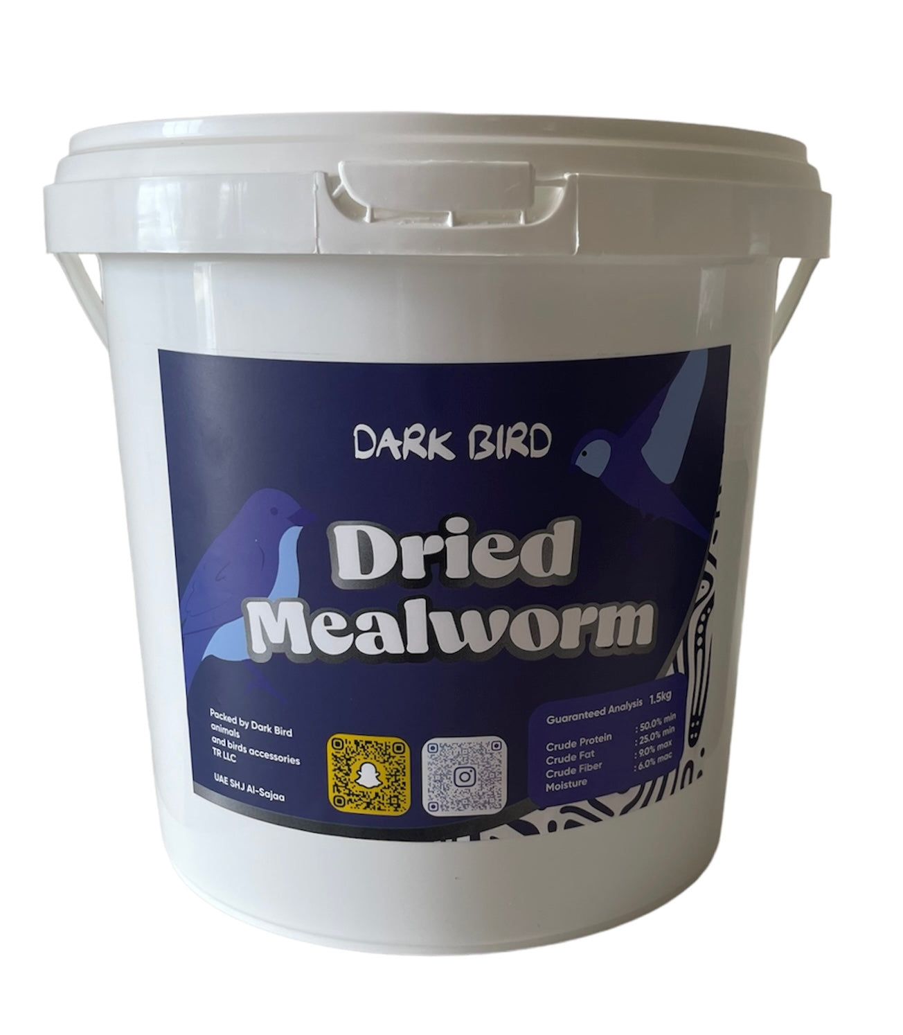 Dried mealworms