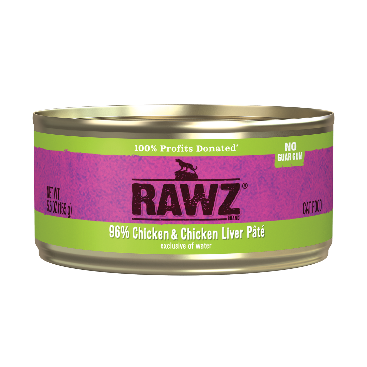 RAWZ 96% CHICKEN & CHICKEN LIVER PATE CAT FOOD