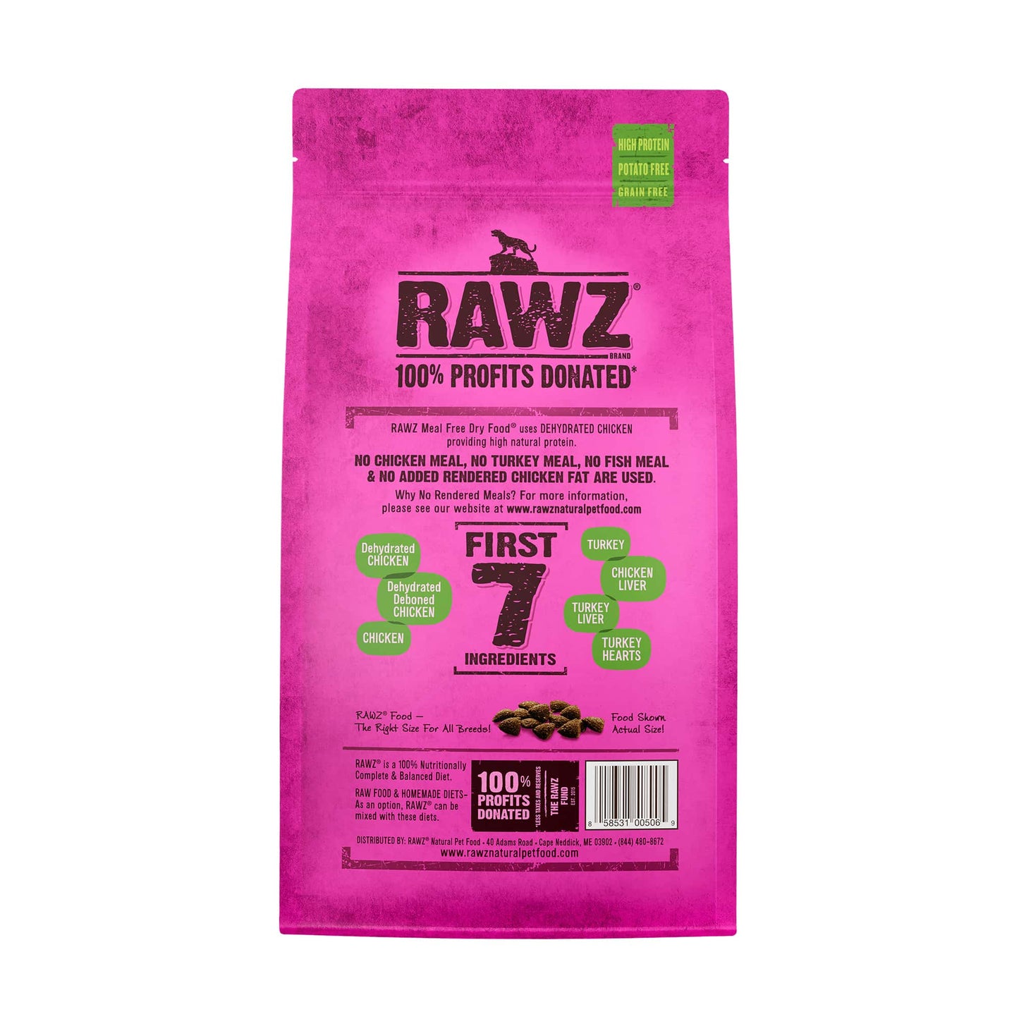 RAWZ DEHYDRATED CHICKEN, TURKEY & CHICKEN CAT FOOD RECIPE