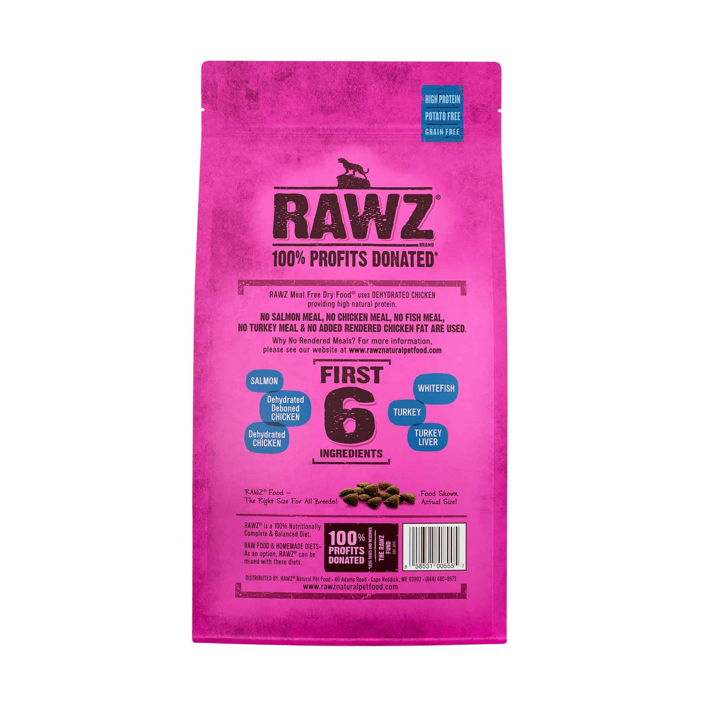 RAWZ SALMON, DEHYDRATED CHICKEN & WHITEFISH CAT FOOD RECIPE