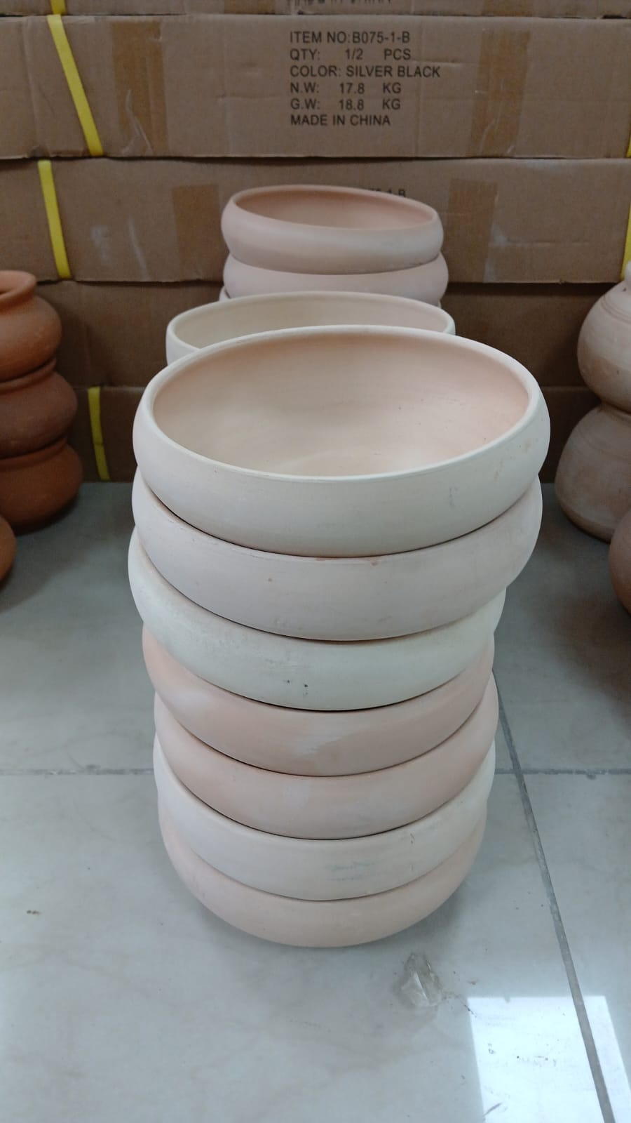 Pottery Bowl, Made for Birds