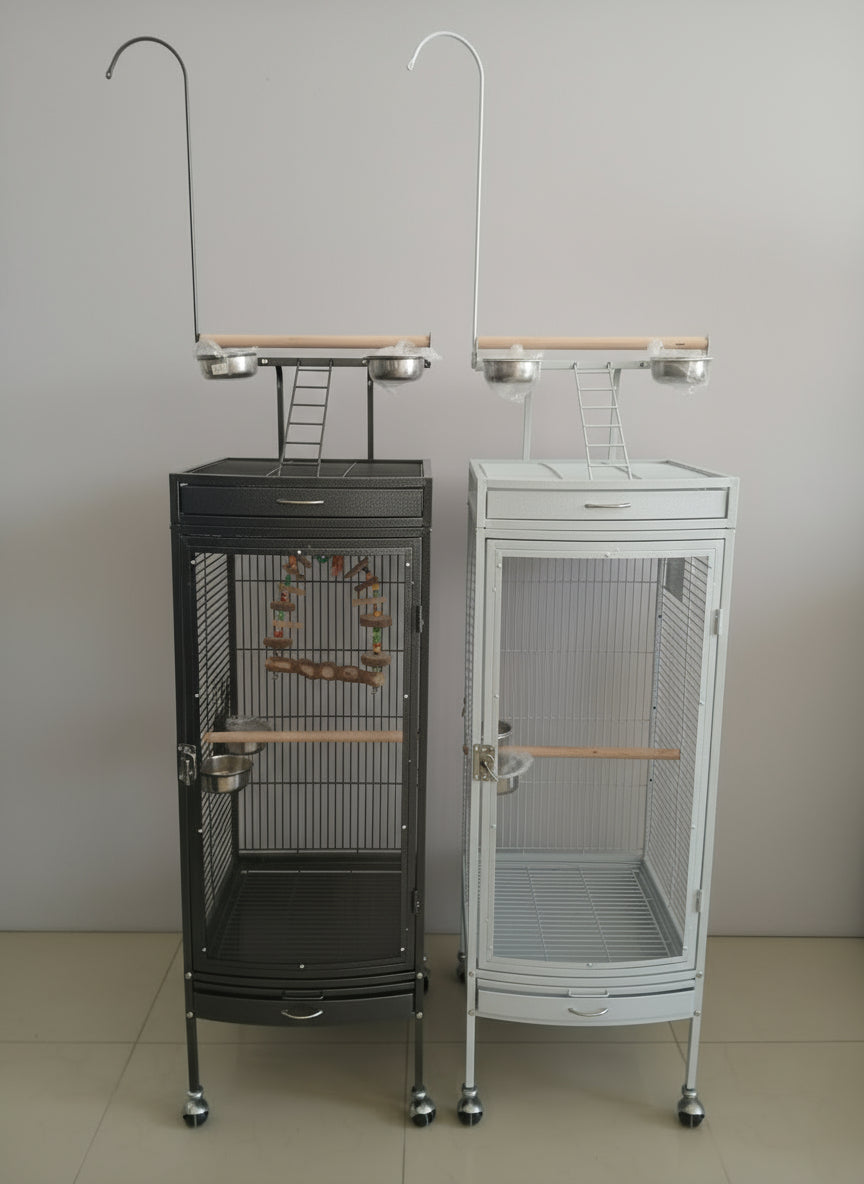 Bird cage with clear Acrylic front 46x48.5x155 (CM)