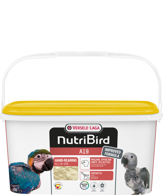 A19 - Hand-rearing food for macaws, African greys, eclectus parrots and other baby birds with a high energy requirement - 3kg
