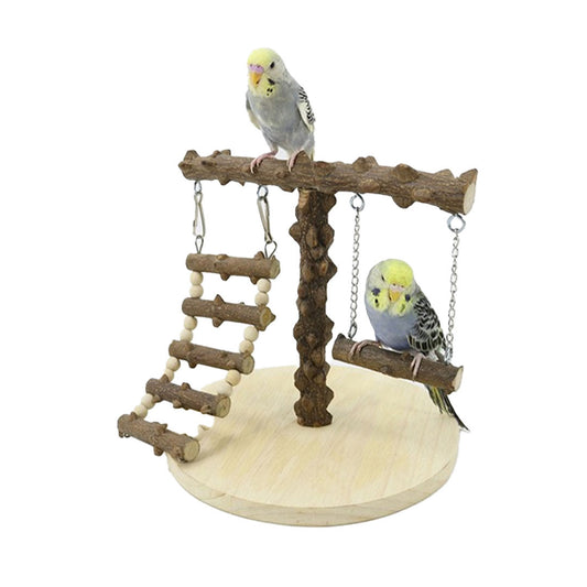 Parrot Wood Stand Toy 22X21.5Cm