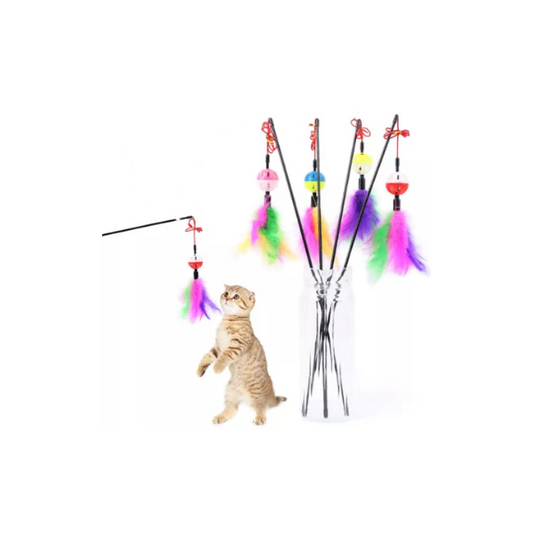 Cat Stick Toy With Ball