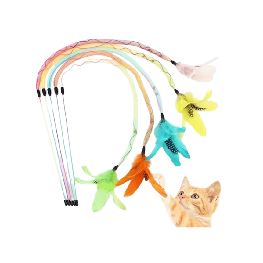 Extra-long Elastic Mesh Cat Teaser