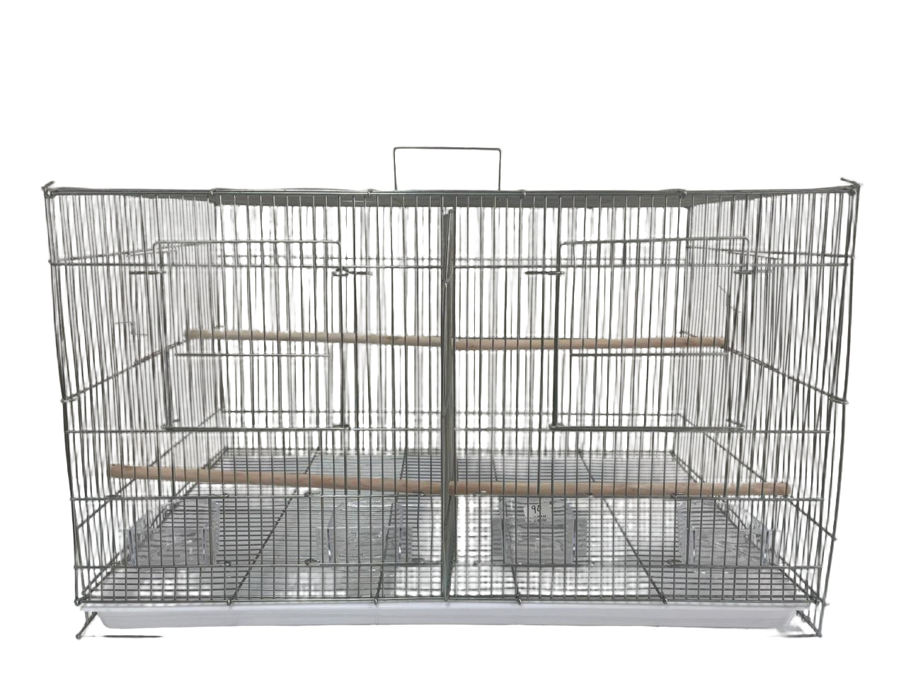 Tropical Bird Cage with Partition