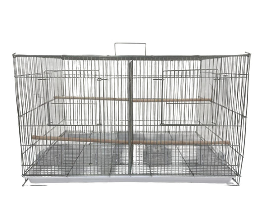 Tropical Bird Cage with Partition