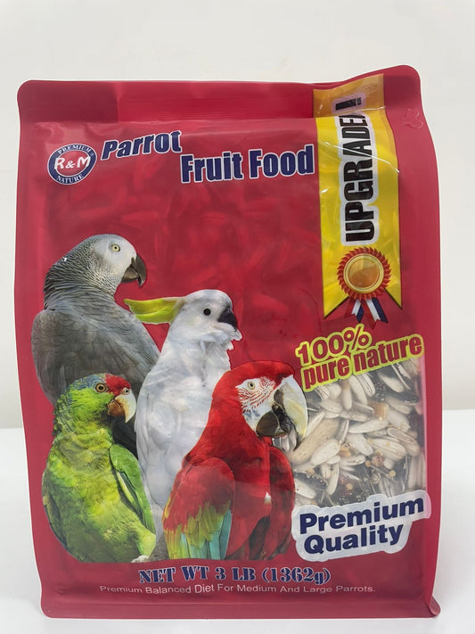 R&M Premium Parrot Fruit Food 1362 g