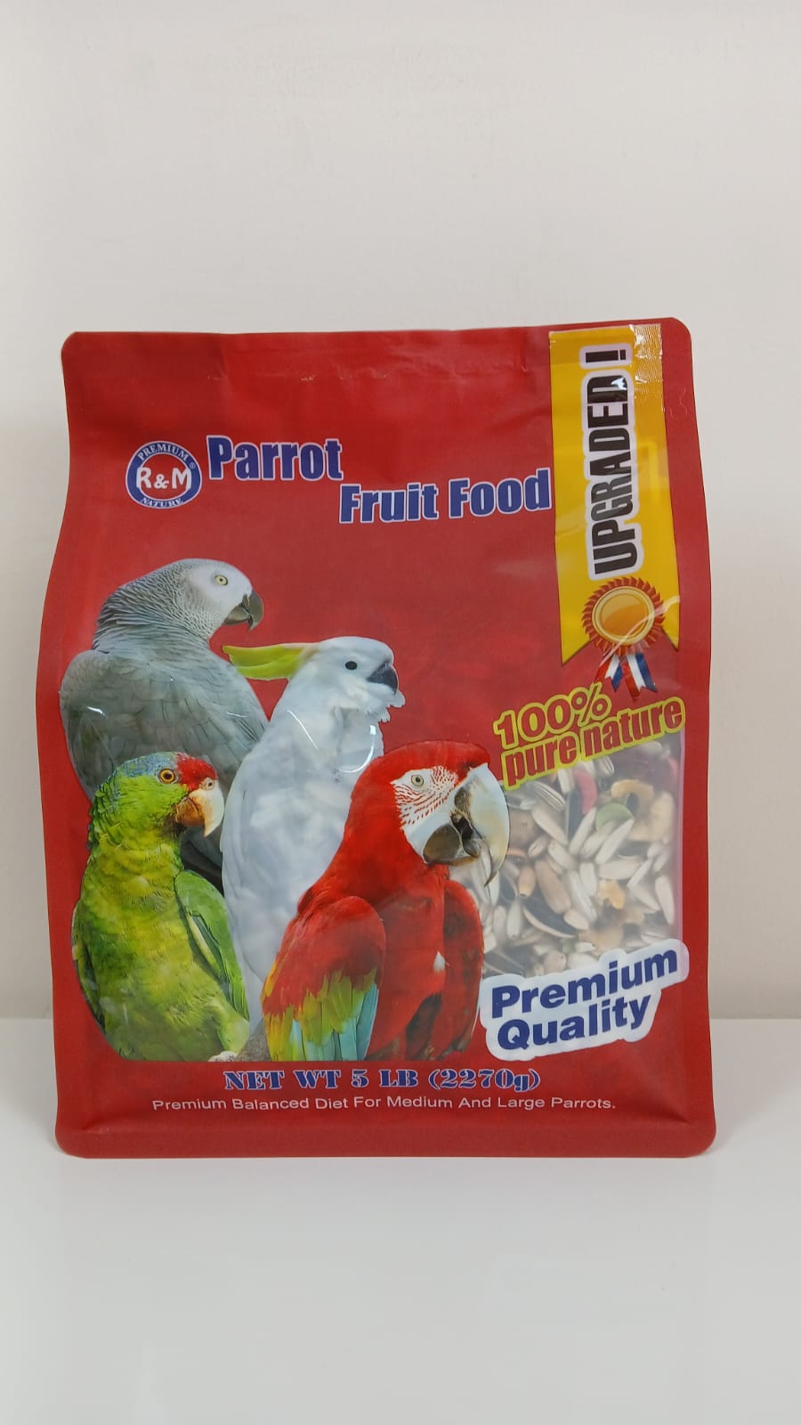 R&M Premium Parrot Fruit Food 2270 g