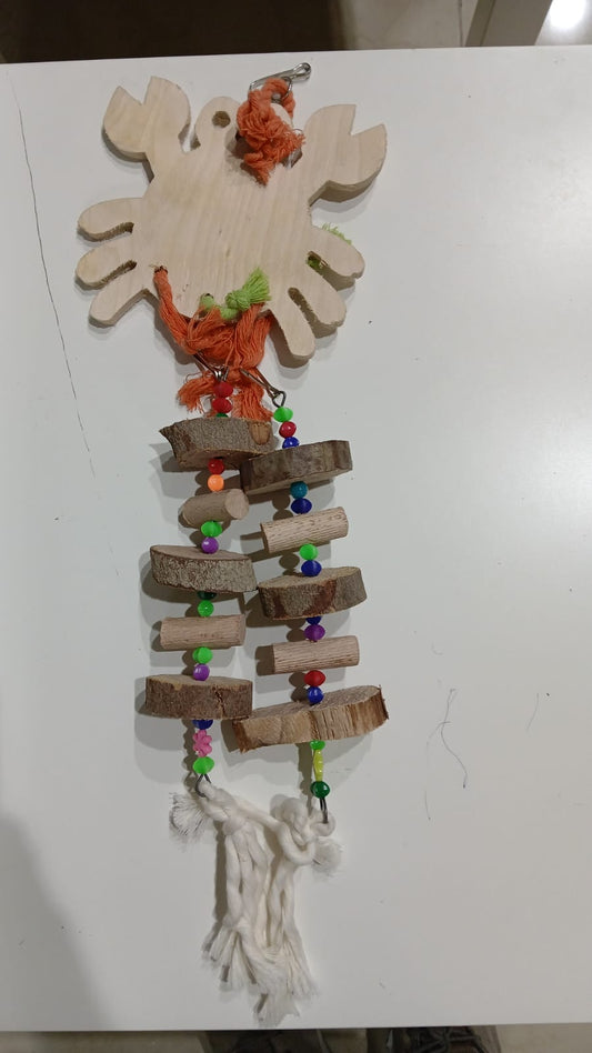 Wood Biting Toy (Crab-looking toy)
