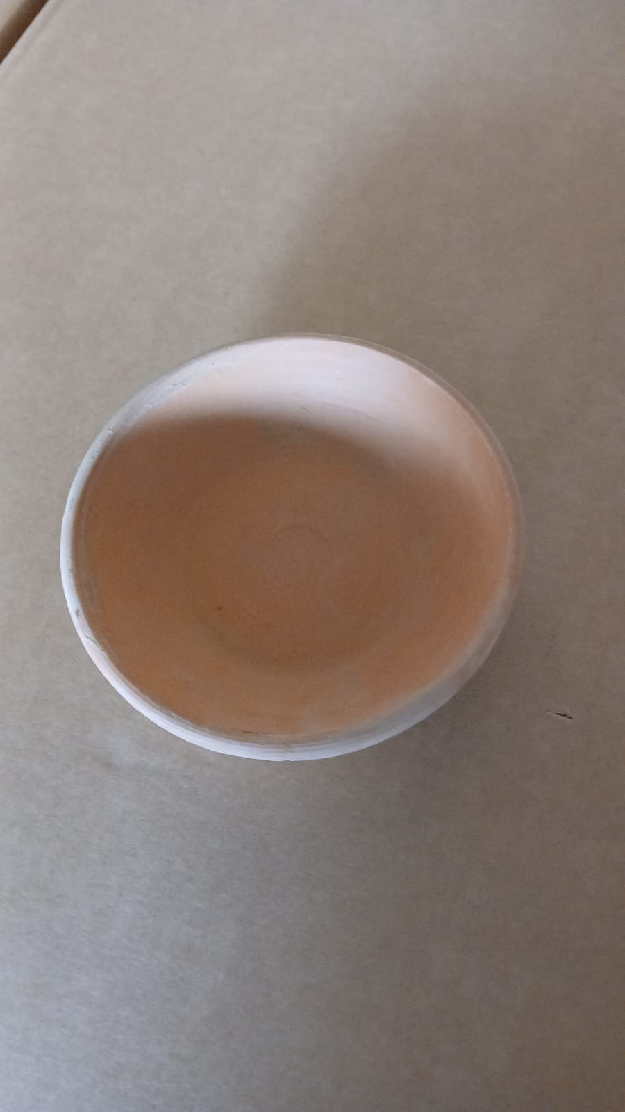 Pottery Bowl for Corner Shelf.