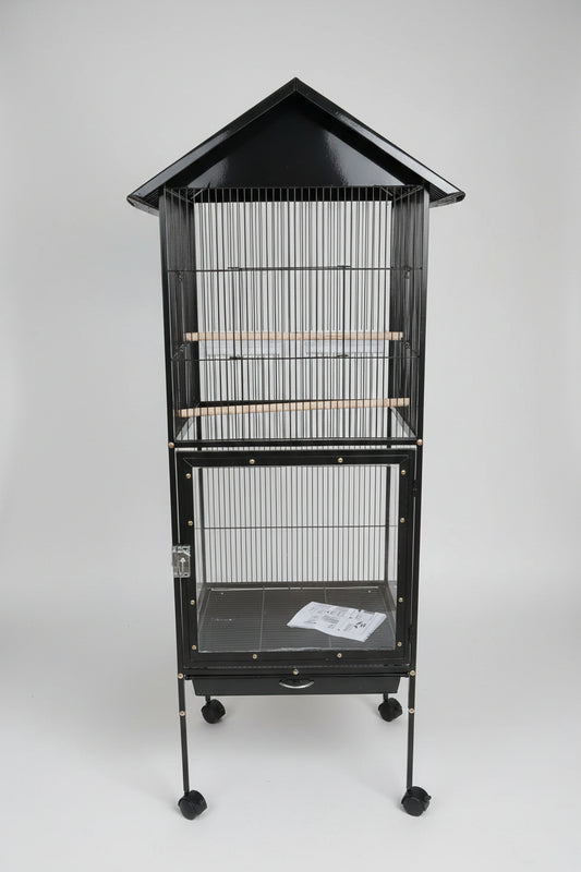 Bird Cage with Acrylic Face and Sides (52x52x160)