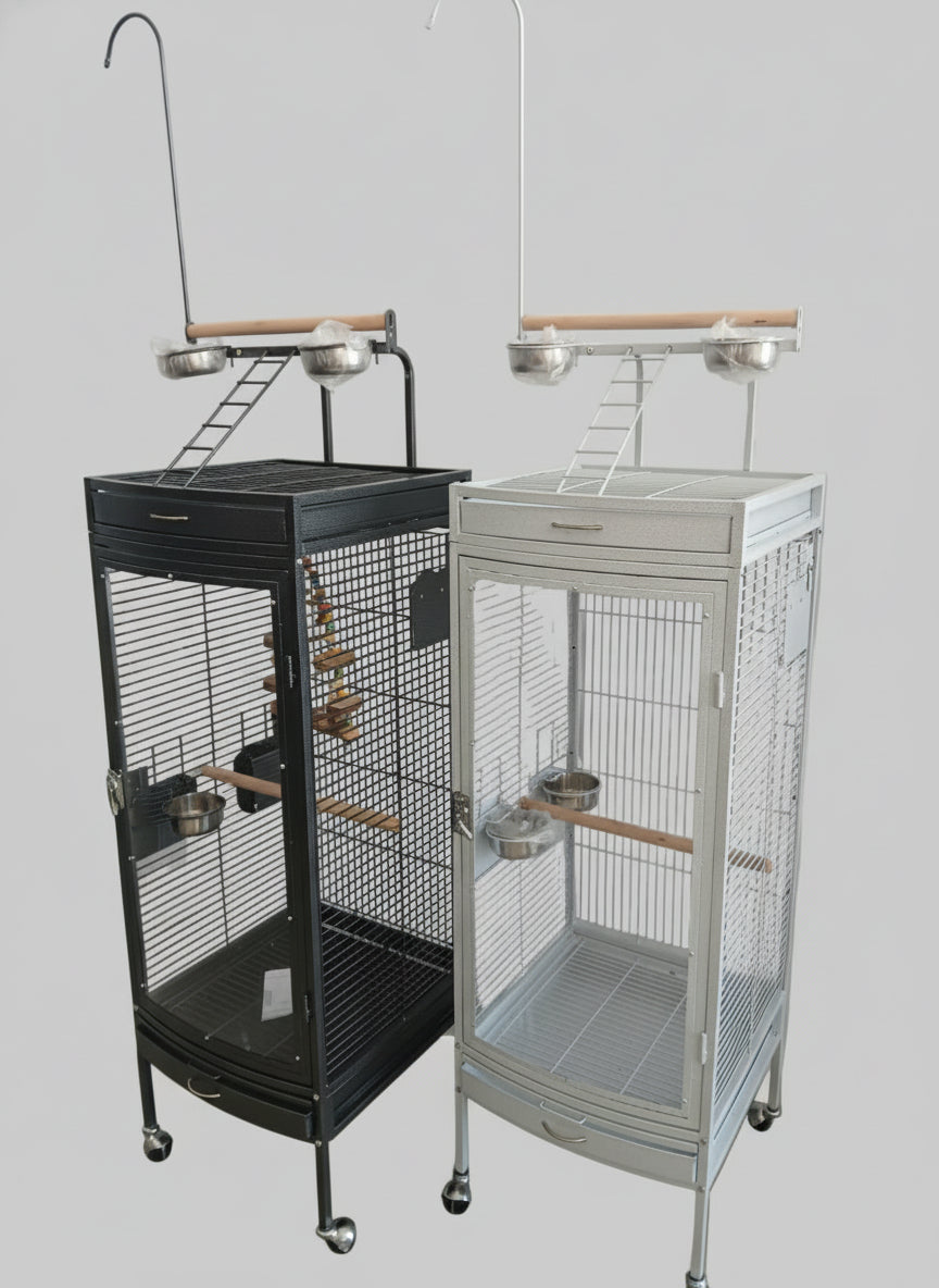 Bird cage with clear Acrylic front 46x48.5x155 (CM)