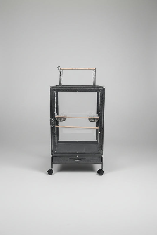 Double Faced Acrylic Tropical Bird Cage (46x46x77)